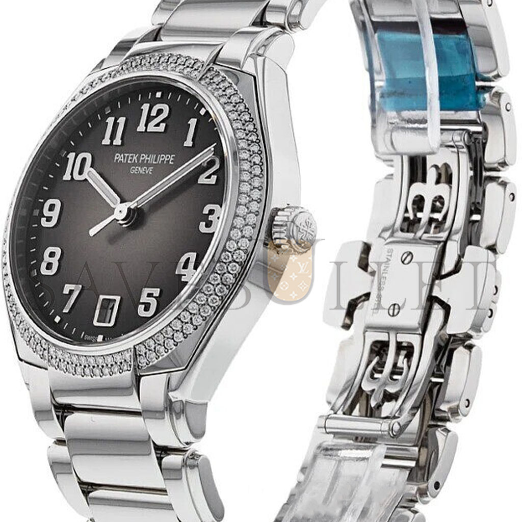 p**ek ph**ppe auT0matic gray dial watch twenty~4 (7300-1200a)